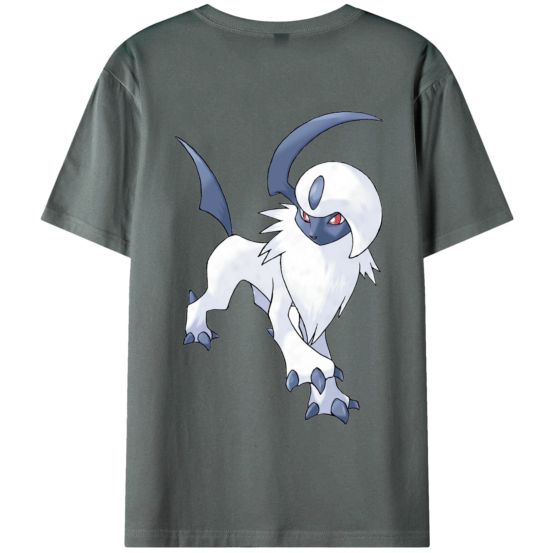 （画像用） ポケットモンスター Pokémon 綿100％ メンズ半袖Tシャツ（バックプリント） 通気性